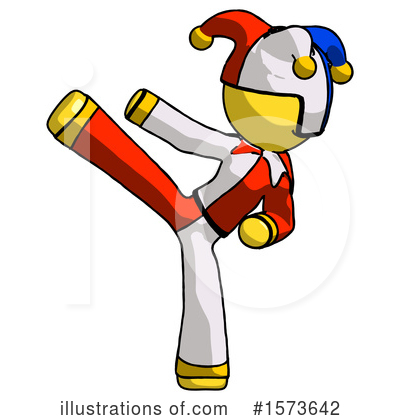 Royalty-Free (RF) Yellow Design Mascot Clipart Illustration by Leo Blanchette - Stock Sample #1573642