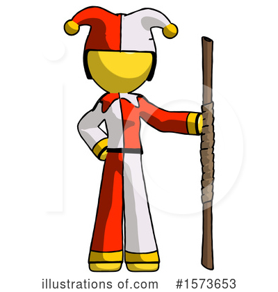 Royalty-Free (RF) Yellow Design Mascot Clipart Illustration by Leo Blanchette - Stock Sample #1573653