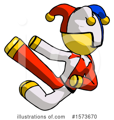 Royalty-Free (RF) Yellow Design Mascot Clipart Illustration by Leo Blanchette - Stock Sample #1573670