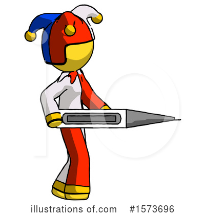 Royalty-Free (RF) Yellow Design Mascot Clipart Illustration by Leo Blanchette - Stock Sample #1573696