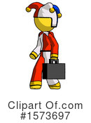 Yellow Design Mascot Clipart #1573697 by Leo Blanchette