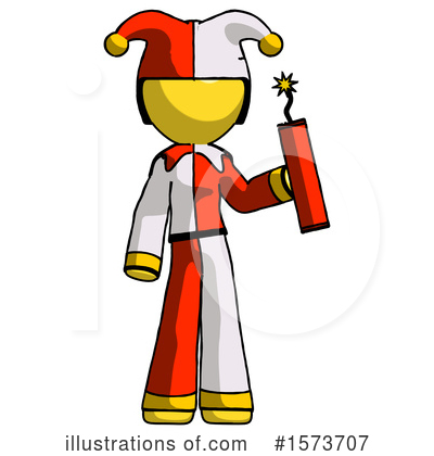 Royalty-Free (RF) Yellow Design Mascot Clipart Illustration by Leo Blanchette - Stock Sample #1573707