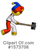 Yellow Design Mascot Clipart #1573708 by Leo Blanchette