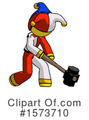 Yellow Design Mascot Clipart #1573710 by Leo Blanchette