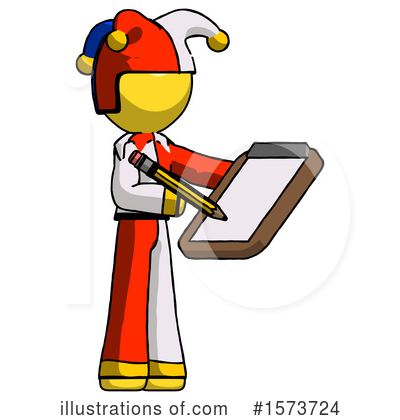 Royalty-Free (RF) Yellow Design Mascot Clipart Illustration by Leo Blanchette - Stock Sample #1573724