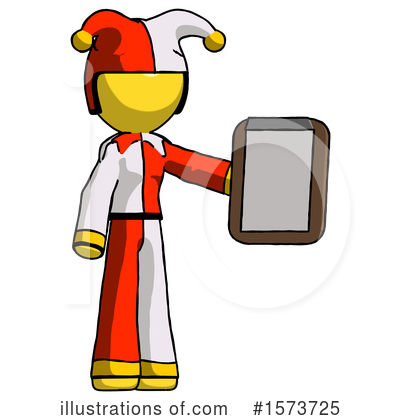 Royalty-Free (RF) Yellow Design Mascot Clipart Illustration by Leo Blanchette - Stock Sample #1573725