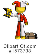 Yellow Design Mascot Clipart #1573738 by Leo Blanchette