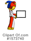 Yellow Design Mascot Clipart #1573740 by Leo Blanchette
