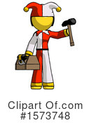 Yellow Design Mascot Clipart #1573748 by Leo Blanchette