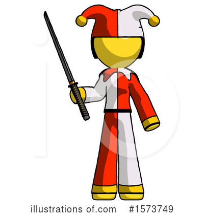 Royalty-Free (RF) Yellow Design Mascot Clipart Illustration by Leo Blanchette - Stock Sample #1573749