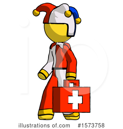 Royalty-Free (RF) Yellow Design Mascot Clipart Illustration by Leo Blanchette - Stock Sample #1573758