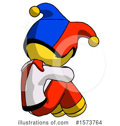 Royalty-Free (RF) Yellow Design Mascot Clipart Illustration by Leo Blanchette - Stock Sample #1573764