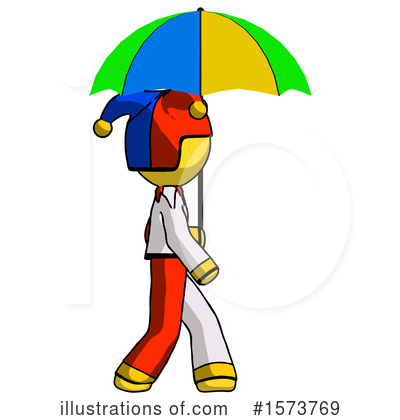 Royalty-Free (RF) Yellow Design Mascot Clipart Illustration by Leo Blanchette - Stock Sample #1573769