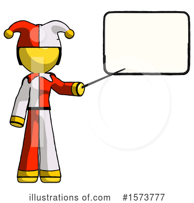 Royalty-Free (RF) Yellow Design Mascot Clipart Illustration by Leo Blanchette - Stock Sample #1573777