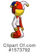 Yellow Design Mascot Clipart #1573792 by Leo Blanchette