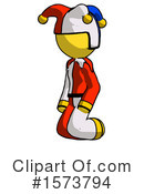Yellow Design Mascot Clipart #1573794 by Leo Blanchette