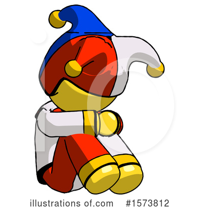 Royalty-Free (RF) Yellow Design Mascot Clipart Illustration by Leo Blanchette - Stock Sample #1573812