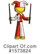 Yellow Design Mascot Clipart #1573824 by Leo Blanchette