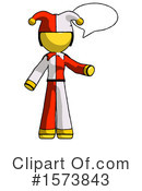 Yellow Design Mascot Clipart #1573843 by Leo Blanchette