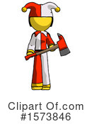 Yellow Design Mascot Clipart #1573846 by Leo Blanchette
