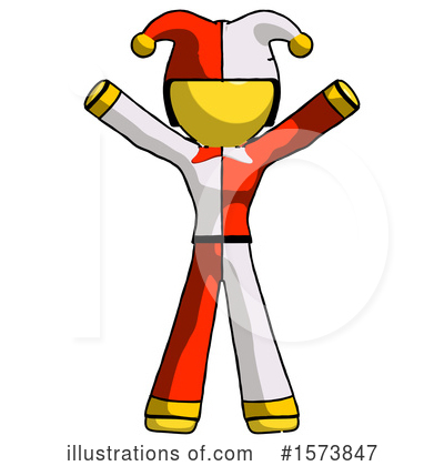Royalty-Free (RF) Yellow Design Mascot Clipart Illustration by Leo Blanchette - Stock Sample #1573847