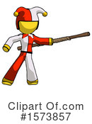 Yellow Design Mascot Clipart #1573857 by Leo Blanchette