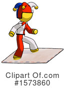 Yellow Design Mascot Clipart #1573860 by Leo Blanchette