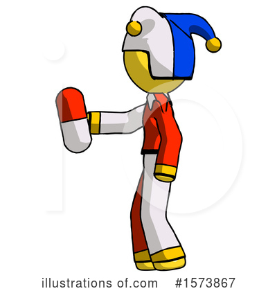 Royalty-Free (RF) Yellow Design Mascot Clipart Illustration by Leo Blanchette - Stock Sample #1573867