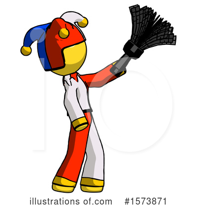 Royalty-Free (RF) Yellow Design Mascot Clipart Illustration by Leo Blanchette - Stock Sample #1573871