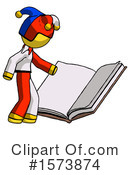 Yellow Design Mascot Clipart #1573874 by Leo Blanchette