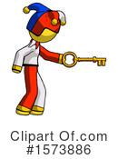Yellow Design Mascot Clipart #1573886 by Leo Blanchette