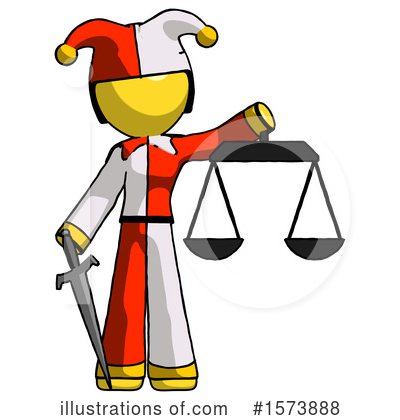 Royalty-Free (RF) Yellow Design Mascot Clipart Illustration by Leo Blanchette - Stock Sample #1573888