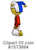 Yellow Design Mascot Clipart #1573894 by Leo Blanchette