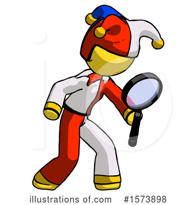 Royalty-Free (RF) Yellow Design Mascot Clipart Illustration by Leo Blanchette - Stock Sample #1573898
