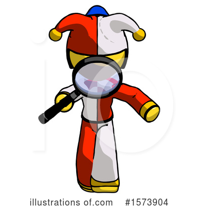 Royalty-Free (RF) Yellow Design Mascot Clipart Illustration by Leo Blanchette - Stock Sample #1573904