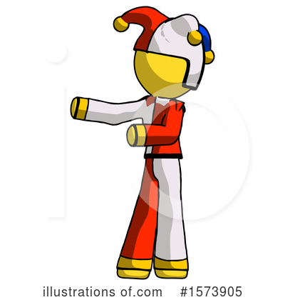 Royalty-Free (RF) Yellow Design Mascot Clipart Illustration by Leo Blanchette - Stock Sample #1573905