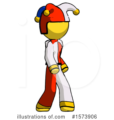 Royalty-Free (RF) Yellow Design Mascot Clipart Illustration by Leo Blanchette - Stock Sample #1573906