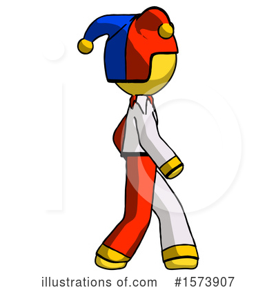 Royalty-Free (RF) Yellow Design Mascot Clipart Illustration by Leo Blanchette - Stock Sample #1573907