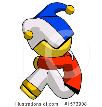 Royalty-Free (RF) Yellow Design Mascot Clipart Illustration by Leo Blanchette - Stock Sample #1573908
