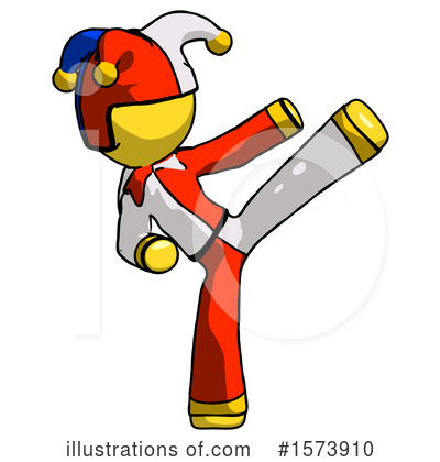 Royalty-Free (RF) Yellow Design Mascot Clipart Illustration by Leo Blanchette - Stock Sample #1573910