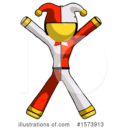 Royalty-Free (RF) Yellow Design Mascot Clipart Illustration by Leo Blanchette - Stock Sample #1573913