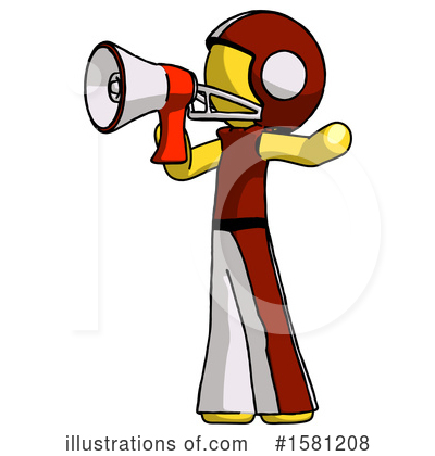 Royalty-Free (RF) Yellow Design Mascot Clipart Illustration by Leo Blanchette - Stock Sample #1581208