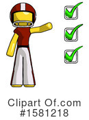 Yellow Design Mascot Clipart #1581218 by Leo Blanchette