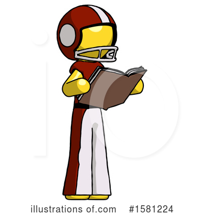 Royalty-Free (RF) Yellow Design Mascot Clipart Illustration by Leo Blanchette - Stock Sample #1581224
