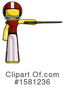 Yellow Design Mascot Clipart #1581236 by Leo Blanchette