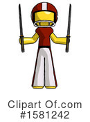 Yellow Design Mascot Clipart #1581242 by Leo Blanchette