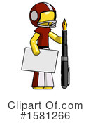 Yellow Design Mascot Clipart #1581266 by Leo Blanchette