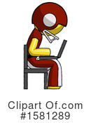 Yellow Design Mascot Clipart #1581289 by Leo Blanchette