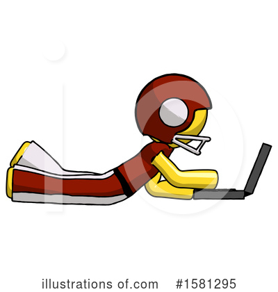 Royalty-Free (RF) Yellow Design Mascot Clipart Illustration by Leo Blanchette - Stock Sample #1581295