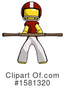 Yellow Design Mascot Clipart #1581320 by Leo Blanchette